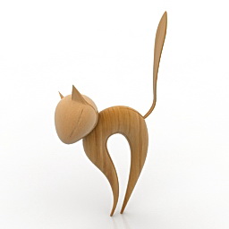 figurine cat 3D Model Preview #8a0f708a