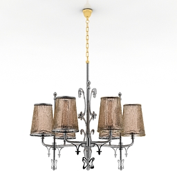 3D Chandelier preview