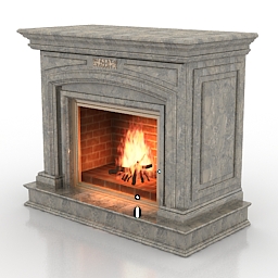 fireplace 3D Model Preview #3bc5f513