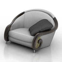 3D Armchair preview