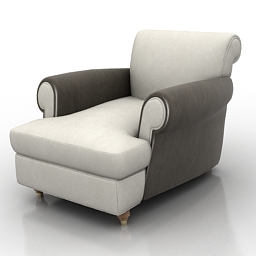 3D Armchair preview
