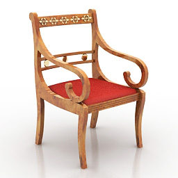 3D Armchair preview