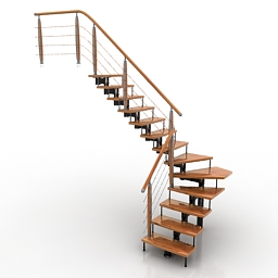 3D Stair preview