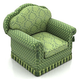 3D Armchair preview