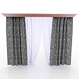 curtain 3D Model Preview #12e46954