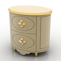3D Bedside table preview