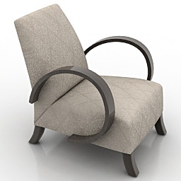 3D Armchair preview