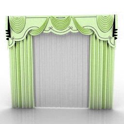 curtain 3D Model Preview #962d9cb9