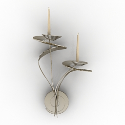 3D Sconce preview