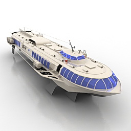ship meteor 3D Model Preview #42ef9b73