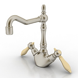 faucet fima carlo frattini herend f5411cr 3D Model Preview #42a3c151