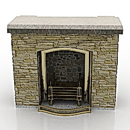 fireplace 3D Model Preview #bc388973