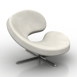 3D Armchair preview