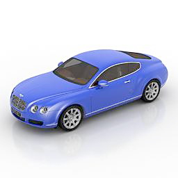 car bentley continental gt 3D Model Preview #18f10619