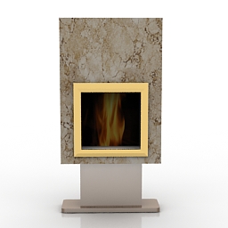fireplace 3D Model Preview #878f9439