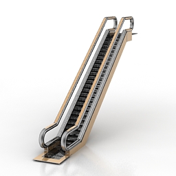 escalator 3D Model Preview #f2262828