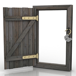 3D Door preview