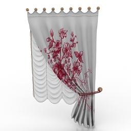 curtain 3D Model Preview #2aeece96