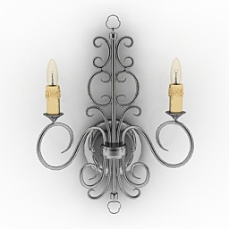 3D Sconce preview