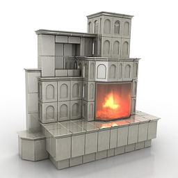 fireplace 2 3D Model Preview #71a9e0dc