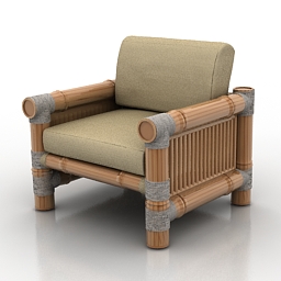 3D Armchair preview