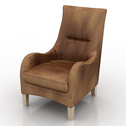 3D Armchair preview