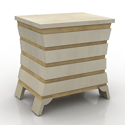 3D Bedside table preview