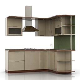 kitchen 3D Model Preview #3dde0b16