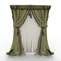 curtain 3D Model Preview #7043fb26