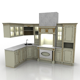 kitchen 3D Model Preview #e6ed2dfb