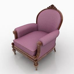 3D Armchair preview