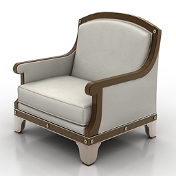 3D Armchair preview
