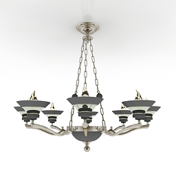 chandelier b&w 3D Model Preview #45146c67