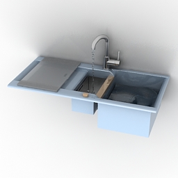sink franke jag 651 3D Model Preview #bb897f28