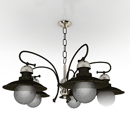 3D Chandelier preview