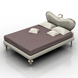 bed corte zari romeo art4977 3D Model Preview #f2ba0390