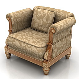 3D Armchair preview