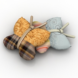 pillow 3D Model Preview #e2d95db6