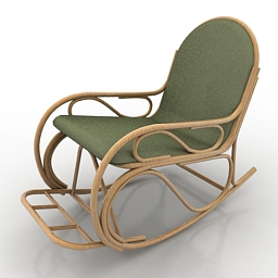 3D Rocking chair preview