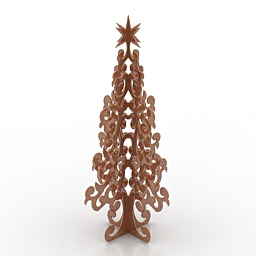 tree decor 3D Model Preview #1ff48201