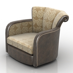 3D Armchair preview