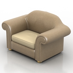 3D Armchair preview