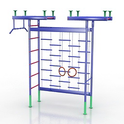 wall bars 3D Model Preview #f5c9b2d7