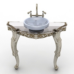 sink moda glam 3D Model Preview #76a1846d