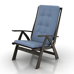 3D Armchair preview