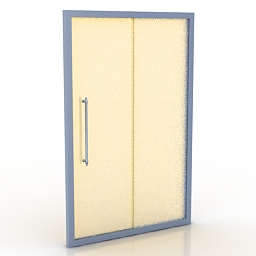 door for shower 3D Model Preview #ac8fc317