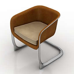 3D Armchair preview