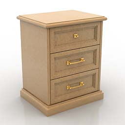 3D Bedside table preview