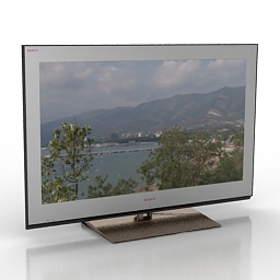 tv set sony kdl 60lx900r 3D Model Preview #cb995ea3