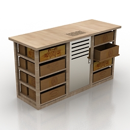 rack for wine 3D Model Preview #5c529b1e